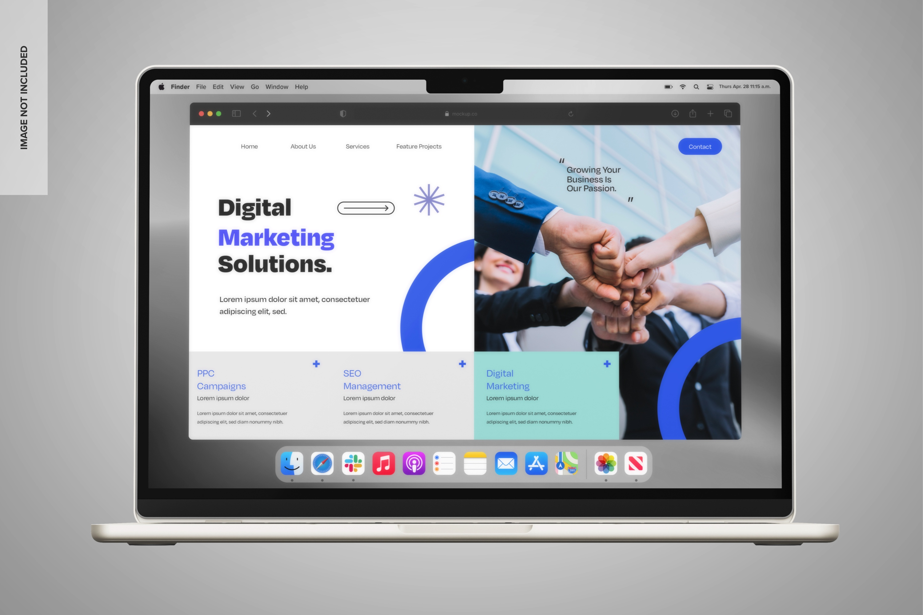 Web Application Development Mockup